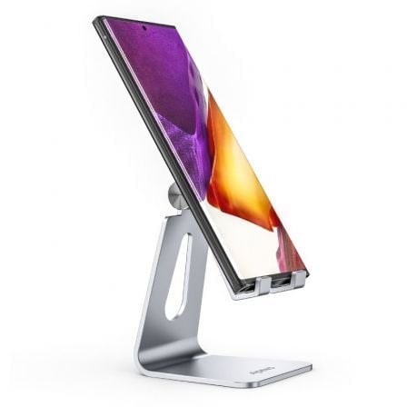 Soporte para smartphone/tablet aisens ms1pm-081/ plata - Imagen 3