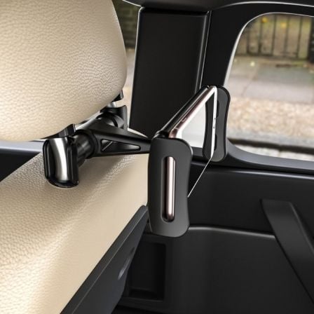 Soporte de smartphone para coche /tablet aisens msc1p-107/ negro - Imagen 4