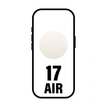 Smartphone apple iphone 17 air/ 1tb/ 6.5"/ dorado claro
