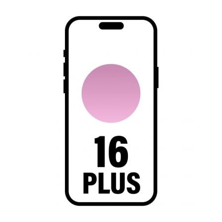 Smartphone apple iphone 16 plus 512gb/ 6.7"/ 5g/ rosa