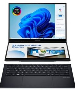 Portátil convertible asus zenbook duo oled ux8406ca-pz152w intel core ultra 9-285h/ 32gb/ 1tb ssd/ 14"+14" táctil/ win11