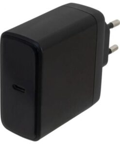 Cargador de pared gan fonestar power-c-100/ 1xusb tipo-c/ 100w/ negro