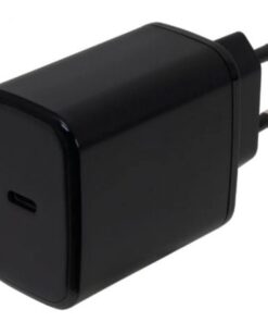 Cargador de pared gan fonestar power-c-65/ 1xusb tipo-c/ 65w/ negro