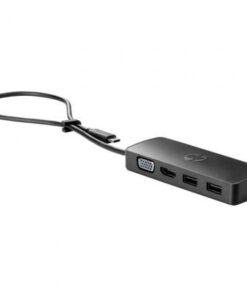 Docking usb 3.0 tipo-c hp usb-c travel g2/ 2xusb/ 1xhdmi 4k/ 1xvga/ negro