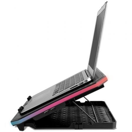 Soporte refrigerante krom kooler para portátiles hasta 19"/ iluminación led - Imagen 4