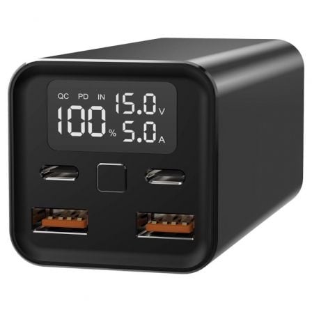 Batería externa/powerbank leotec powerbank 20000mah pd/ 65w/ compatible con portátiles