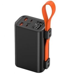 Batería externa/powerbank leotec powerbank 30000mah pd/ 100w/ compatible con portátiles