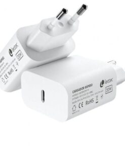 Cargador de pared leotec lecsph20w1w/ 1xusb tipo-c/ 20w