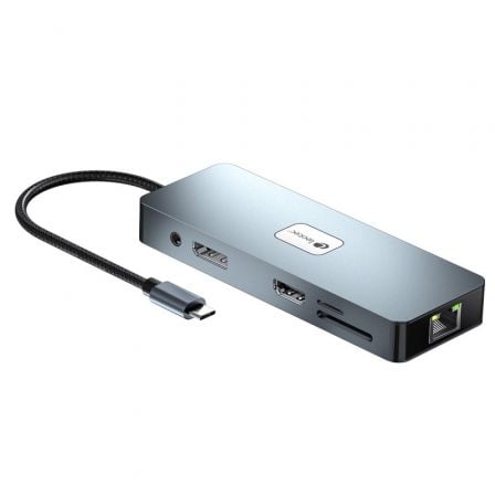 Docking usb tipo-c leotec leds03/ 3xusb/ 1xusb tipo-c pd/ 1xhdmi 4k/ 1xdisplayport/ 1xvga/ 1xaudio/ 1xrj45/ 1xlector tarjetas - Imagen 2