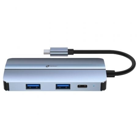 Docking usb tipo-c leotec leds04/ 2xusb/ 1xusb tipo-c/ 1xusb tipo-c pd/ 1xhdmi 4k/ 1xvga/ 1xaudio/ azul - Imagen 4
