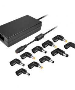 Cargador de portátil leotec notebook/ 120w/ automático/ 10 conectores/ voltaje 12-20v