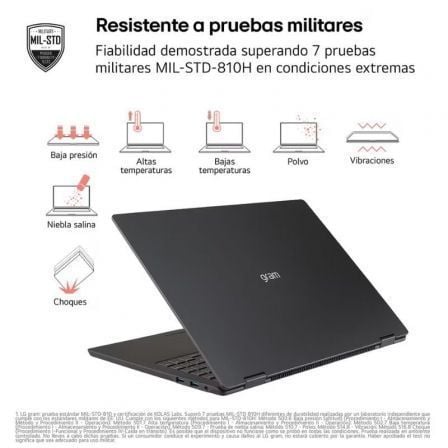 Portátil lg gram 16z90ts-g.au99b intel core ultra 9-288v/ 32gb/ 1tb ssd/ 16"/ win11 - Imagen 4
