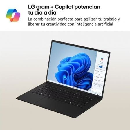Portátil lg gram 17z90t-g.ad88b intel core ultra 7-255h/ 32gb/ 1tb ssd/ 17.3"/ win11 - Imagen 2