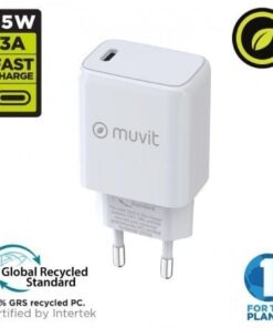 Alternative view of Cargador de pared muvit for change mcacc0012/ 1xusb tipo-c/ 20w