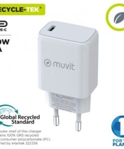 Alternative view of Cargador de pared muvit for change mcacc0014/ 1xusb tipo-c/ 30w