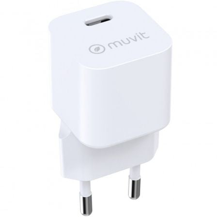Cargador de pared muvit for change mcacc0048/ 1xusb tipo-c/ 20w - Imagen 2