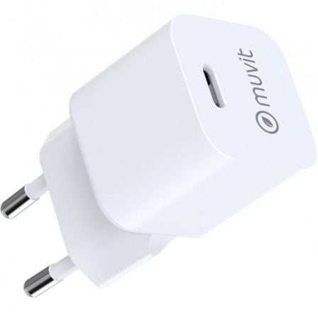 Cargador de pared muvit for change mcacc0048/ 1xusb tipo-c/ 20w - Imagen 3