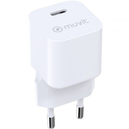 Cargador de pared muvit for change mcacc0049/ 1xusb tipo-c/ 25w - Imagen 2