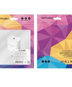 Alternative view of Cargador de pared nanocable 10.10.2005/ 1xusb tipo-c/ 20w/ blanco