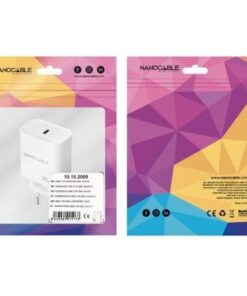 Alternative view of Cargador de pared nanocable 10.10.2009/ 1xusb tipo-c/ 30w/ blanco