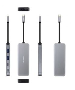 Alternative view of Docking tipo-c nanocable 10.16.1006/ 2xusb/ 1xhdmi 4k/ 2xusb tipo-c/ 1xusb tipo-c pd