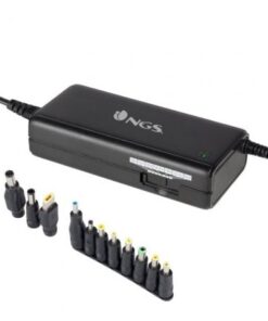 Cargador de portátil ngs ban/ 90w/ manual/ 11 conectores/ voltaje 12-20v