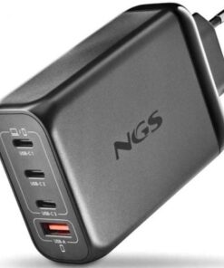 Cargador de portátil gan ngs bud 140w/ 140w/ automático/ voltaje 5-21v