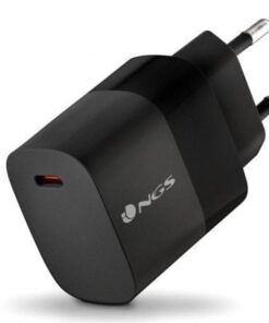 Cargador de pared gan ngs bud 20w/ 1xusb tipo-c/ 20w