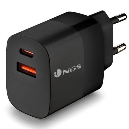 Cargador de pared gan ngs bud 33w/ 1xusb tipo-c/ 1xusb/ 33w - Imagen 2