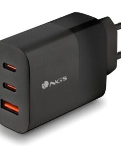 Alternative view of Cargador de pared gan ngs bud 65w/ 2xusb tipo-c/ 1xusb/ 65w