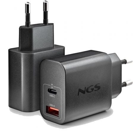 Cargador de pared gan ngs era 20w/ 1xusb tipo-c/ 1xusb/ 20w - Imagen 3