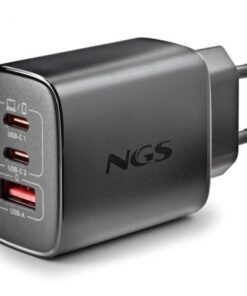 Alternative view of Cargador de pared gan ngs era 65w/ 2xusb tipo-c/ 1xusb/ 65w