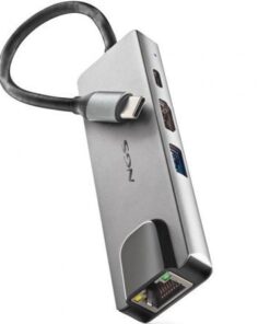 Docking usb tipo-c ngs wonderdock supra/ 1xusb/ 1xusb tipo-c dp/ 1xhdmi 4k/ 1xrj45