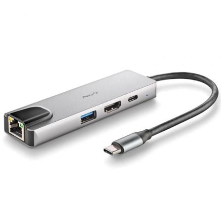 Docking usb tipo-c ngs wonderdock supra/ 1xusb/ 1xusb tipo-c dp/ 1xhdmi 4k/ 1xrj45 - Imagen 3