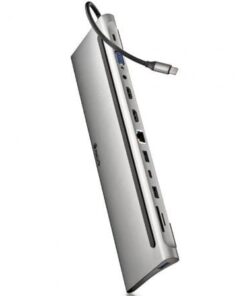 Alternative view of Docking usb tipo-c ngs wonderdock12/ 3xusb/ 2xhdmi 4k/ 1xvga/ 1xrj45/ 1xlector de tarjetas/ 1xjack 3.5/ 1xusb tipo-c pd/ gris