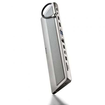Docking usb tipo-c ngs wonderdock 12 pro/ 3xusb/ 2xhdmi 4k/ 1xvga/ 1xrj45/ 1xlector de tarjetas/ 1xjack 3.5/ 1xusb tipo-c pd/
