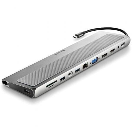 Docking usb tipo-c ngs wonderdock 12 pro/ 3xusb/ 2xhdmi 4k/ 1xvga/ 1xrj45/ 1xlector de tarjetas/ 1xjack 3.5/ 1xusb tipo-c pd/ - Imagen 2