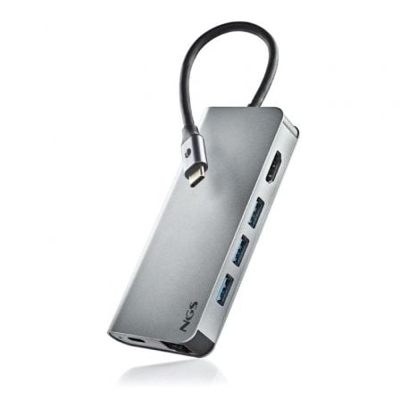 Docking usb tipo-c ngs wonderdock8/ 3xusb/ 1xusb tipo-c dp/ 1xhdmi 4k/ 1xrj45/ 1xlector tarjetas sd - Imagen 4