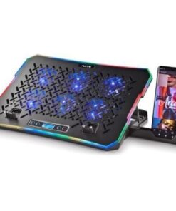 Soporte refrigerante ngs hero stand para portátiles hasta 15.6"/ iluminación led