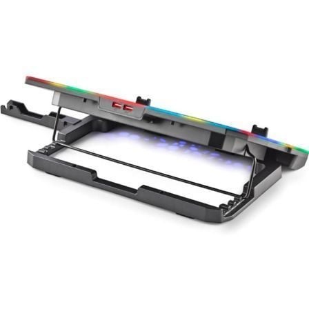 Soporte refrigerante ngs hero stand para portátiles hasta 15.6"/ iluminación led - Imagen 3