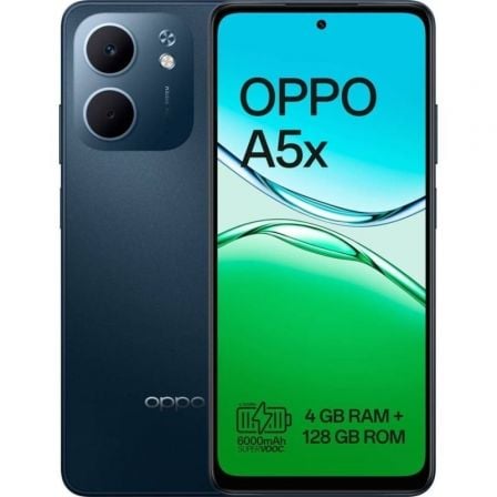 Smartphone oppo a5x 4gb/ 128gb/ 6.67"/ negro azul