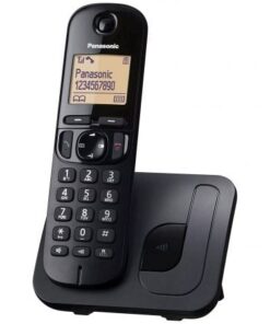 Teléfono inalámbrico panasonic kx-tgc210spb/ negro