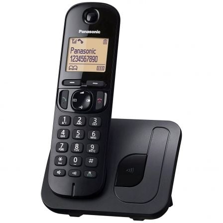 Teléfono inalámbrico panasonic kx-tgc210spb/ negro