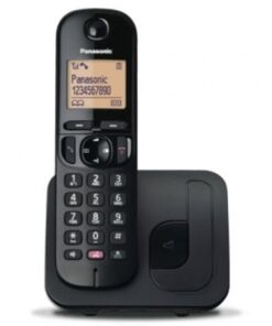 Teléfono inalámbrico panasonic kx-tgc250spb/ negro