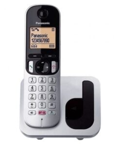 Teléfono inalámbrico panasonic kx-tgc250sps/ plata