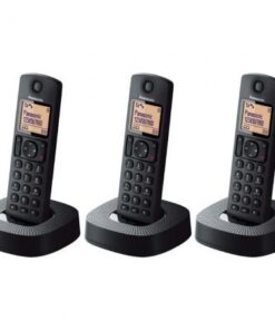 Alternative view of Teléfono inalámbrico panasonic kx-tgc313sp/ pack trío/ negro