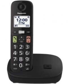 Alternative view of Teléfono inalámbrico panasonic kx-tgu112exb/ pack duo/ negro