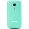 Teléfono móvil panasonic kx-tu400exc para personas mayores/ turquesa