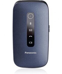 Teléfono móvil panasonic kx-tu550 para personas mayores/ azul