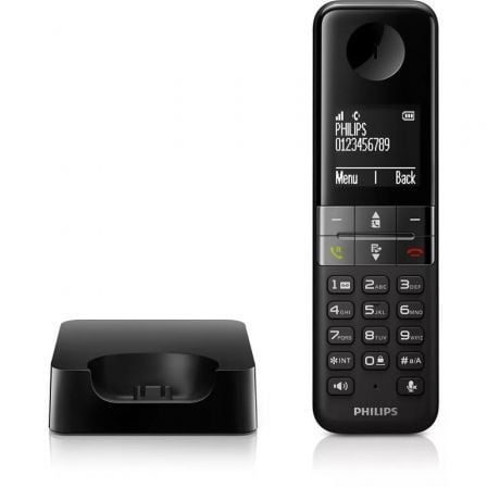 Teléfono inalámbrico philips d4701b/34/ negro - Imagen 2